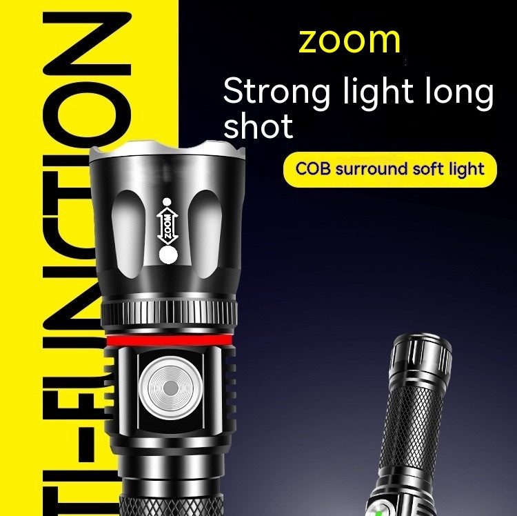 Illuminate Your Adventures with the Multifunctional T6 Strong Light Flashlight